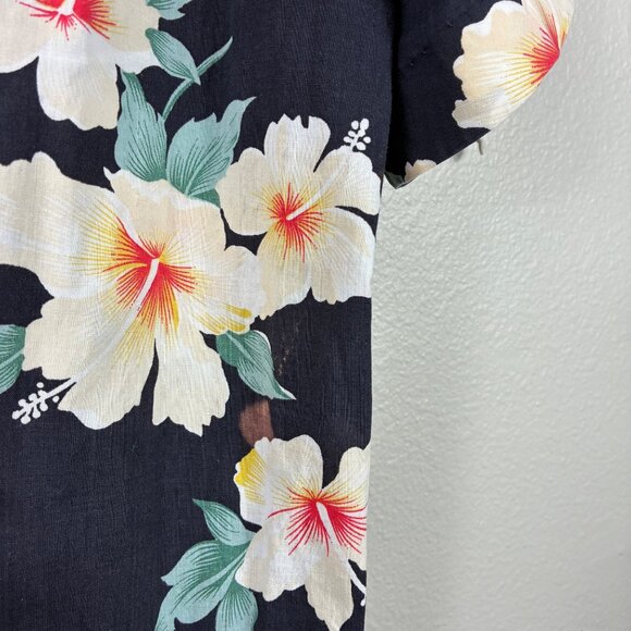 VTG 60s/70s Malihini Hawaii Floral Hawaiian Dress Size Small Coastal - Picture 3 of 10